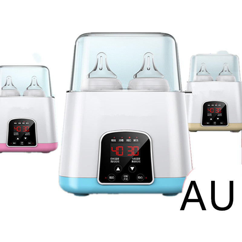 Baby 2 In 1 Warm Milk Sterilizer Heating Thermostat Khaki AU 0 - Tophatter Daily Deals