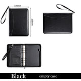A5 Business Manager Folder Creative Zipper Bag Office Folder Work Meeting Record Book D 0 - Tophatter Daily Deals