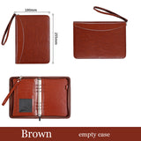 A5 Business Manager Folder Creative Zipper Bag Office Folder Work Meeting Record Book F 0 - Tophatter Daily Deals