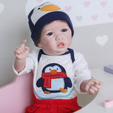 22inch Reborn Saskia Boy Doll Reborn Baby Simulation Doll 0 - Tophatter Daily Deals