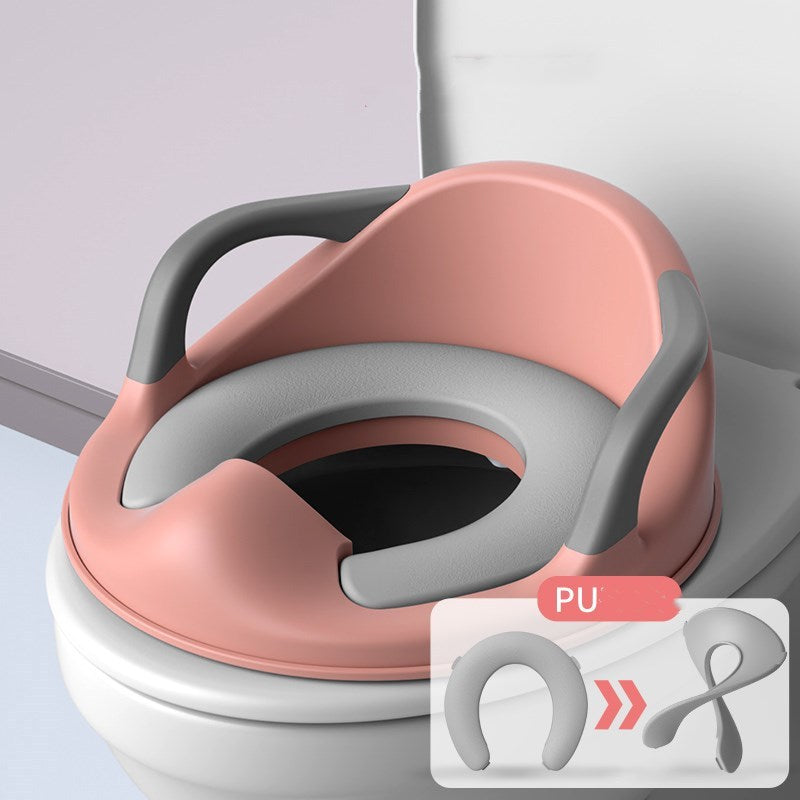 Baby Cushion Frame Potty Cover Ladder Girl Toilet Toilet Pink 0 - Tophatter Daily Deals