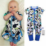 Boys And Girls Cotton Cartoon Bag Fart Clothes Baby Short Sleeved One Piece Baby Romper A 0 - Tophatter Daily Deals
