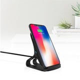 Aluminum Alloy Mobile Phone Wireless Charging Black 0 - Tophatter Daily Deals