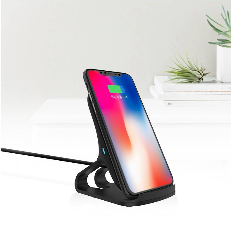 Aluminum Alloy Mobile Phone Wireless Charging Black 0 - Tophatter Daily Deals