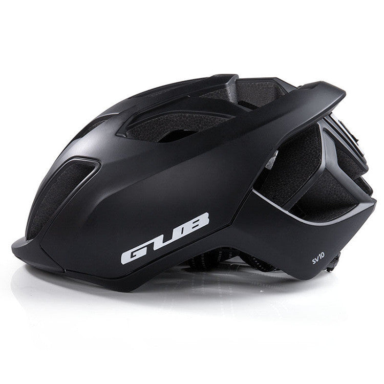 Bicycle Helmet LED Light Rechargeable Intergrally-molded Cycling Helmet Mountain Road Bike Helmet Sport Safe Hat Black 0 - Tophatter Daily Deals