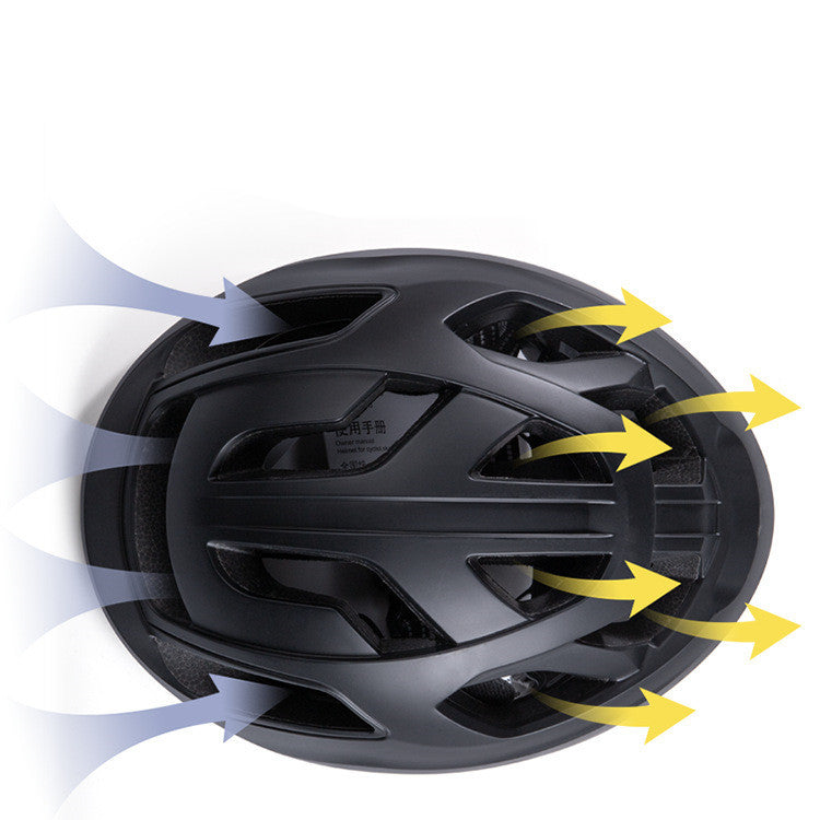 Bicycle Helmet LED Light Rechargeable Intergrally-molded Cycling Helmet Mountain Road Bike Helmet Sport Safe Hat 0 - Tophatter Daily Deals