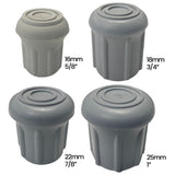Durable Tip: Classic Grey Rubber Cane - Secure & Durable Walking Cane Tips - Tophatter Daily Deals