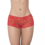 Lace Boyshorts in Red for > Clothes > Panties - Tophatter Daily Deals