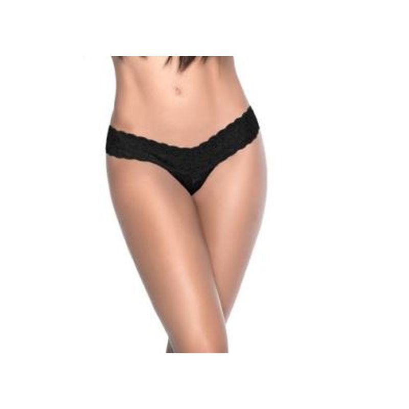 Lace V Back Black Thong > Clothes > Panties - Tophatter Daily Deals