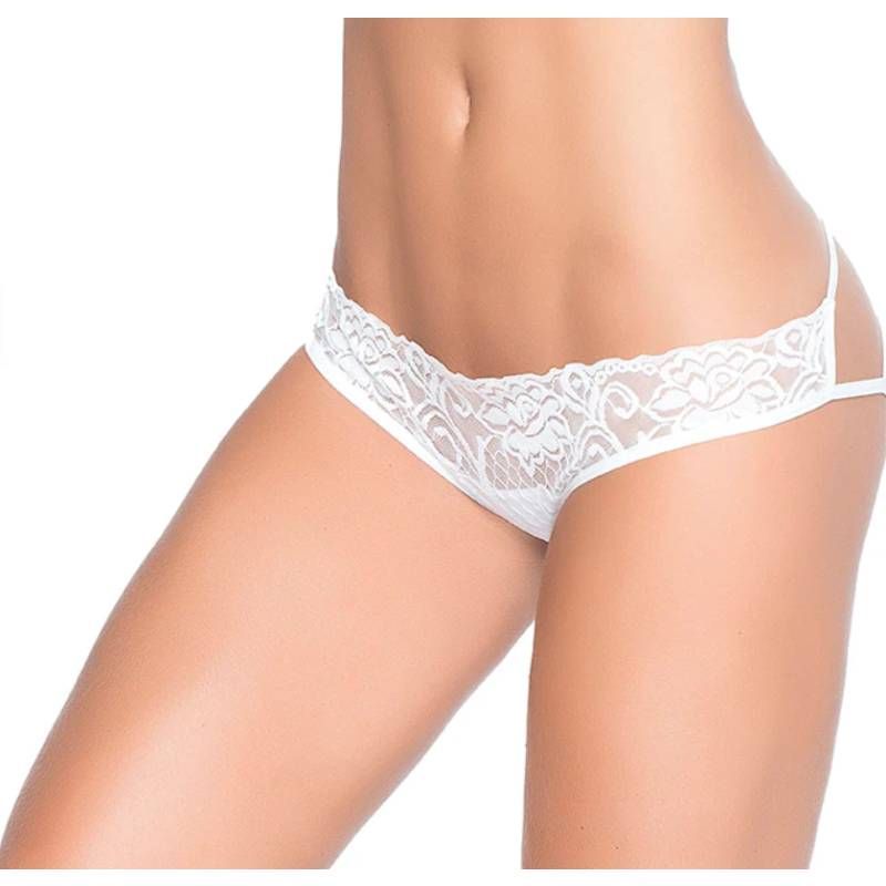 Caged Lace Panties in White > Clothes > Panties - Tophatter Daily Deals
