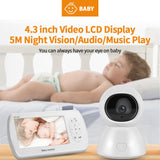 Baby Monitor Baby Monitor 4.3 Inch 1080P 0 - Tophatter Daily Deals