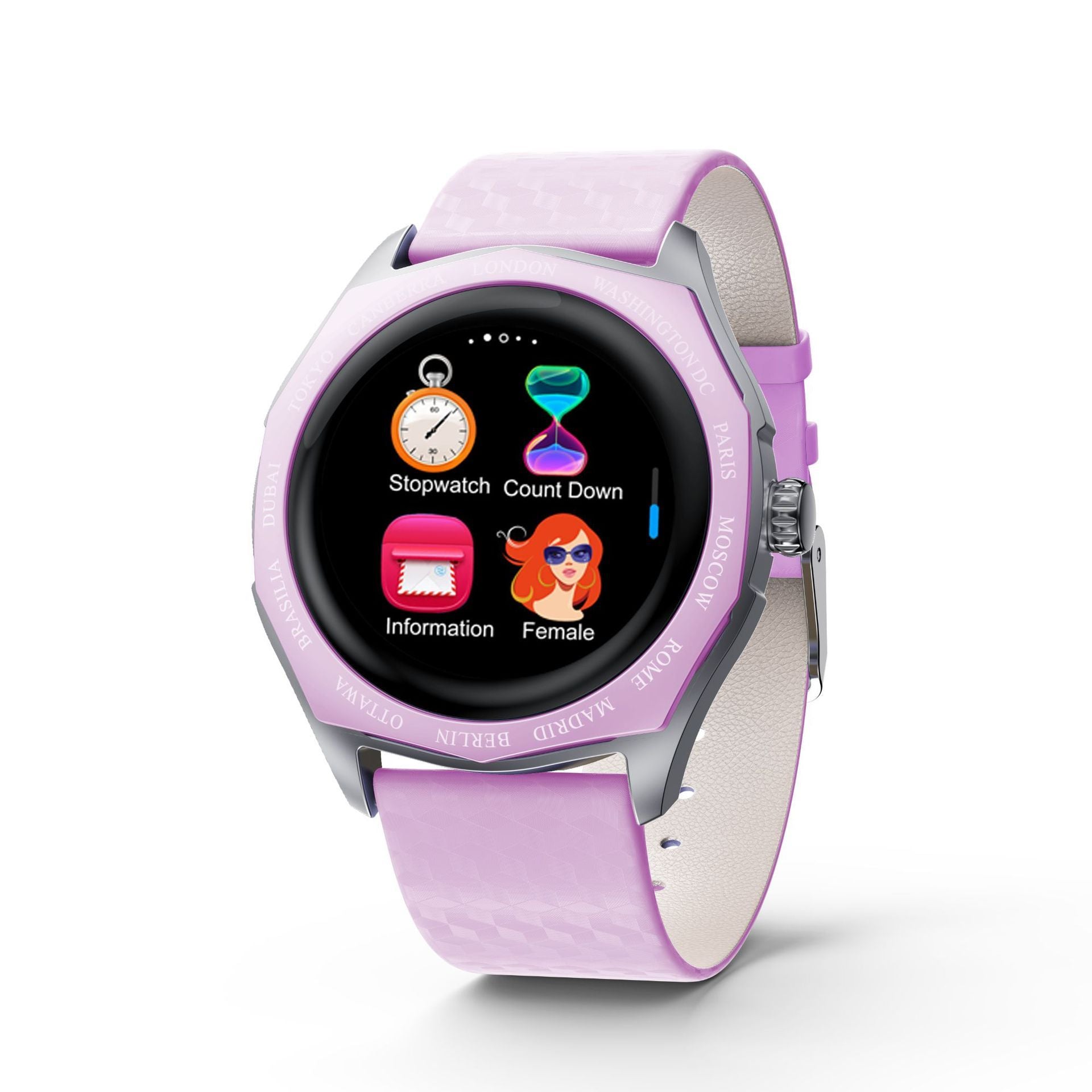Bluetooth Full Touch Smartwatch Step Tracking Bracelet 0 - Tophatter Daily Deals