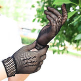 Black White Etiquette Gloves Wedding Dress Gloves 0 - Tophatter Daily Deals