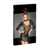 Power Wetlook Tulle Dress with Bouffant Sleeves > Clothes > Dresses and Chemises - Tophatter Daily Deals