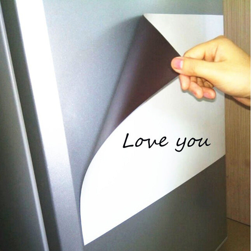 A4 Size Magnetic Whiteboard Fridge er Dry Erase White Board 0 - Tophatter Daily Deals
