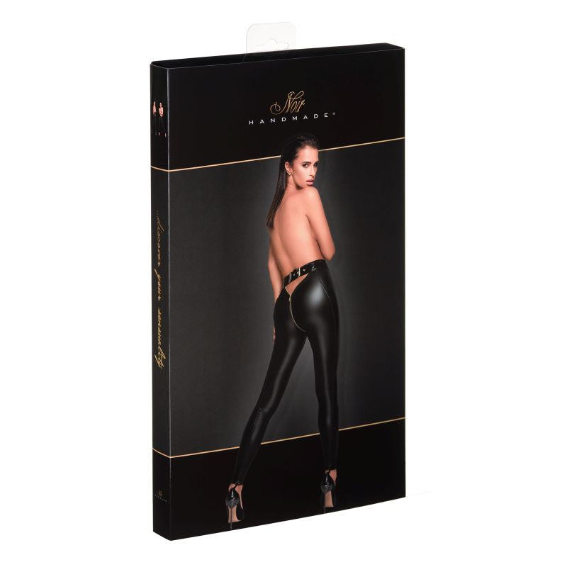 Low Cut Back Leggings with Gold Zipper and Adjustable Waistband > Clothes > Hosiery > Pantyhose & Tights - Tophatter Daily Deals