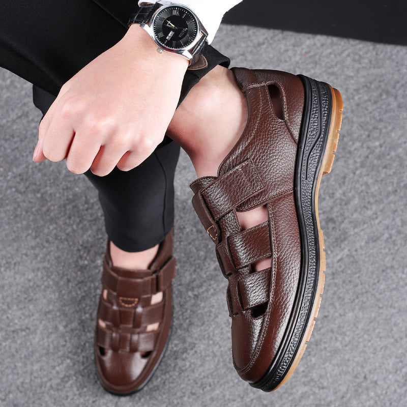 Breathable Hole Hollow Dad Casual Shoes 0 - Tophatter Daily Deals