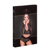 Sheer Zipped Tulle Top with Soft Collar Women’s Intimate Wear > Clothes > Lingerie Sets - Tophatter Daily Deals
