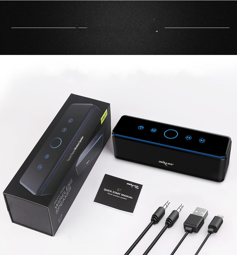 Bluetooth Speaker Subwoofer Portable Small Speaker Outdoor Mobile Phone Wireless Speaker 0 - Tophatter Daily Deals