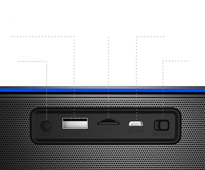 Bluetooth Speaker Subwoofer Portable Small Speaker Outdoor Mobile Phone Wireless Speaker 0 - Tophatter Daily Deals