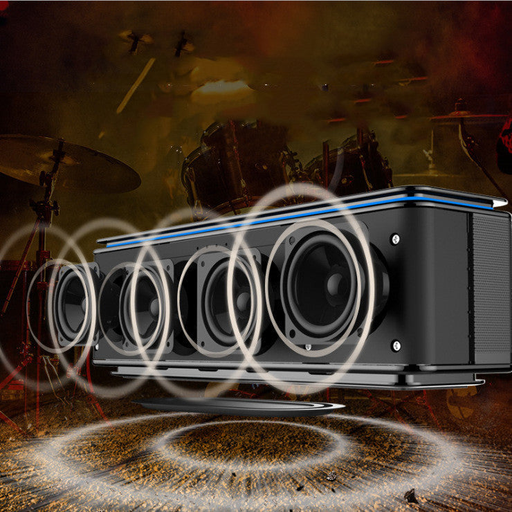 Bluetooth Speaker Subwoofer Portable Small Speaker Outdoor Mobile Phone Wireless Speaker 0 - Tophatter Daily Deals