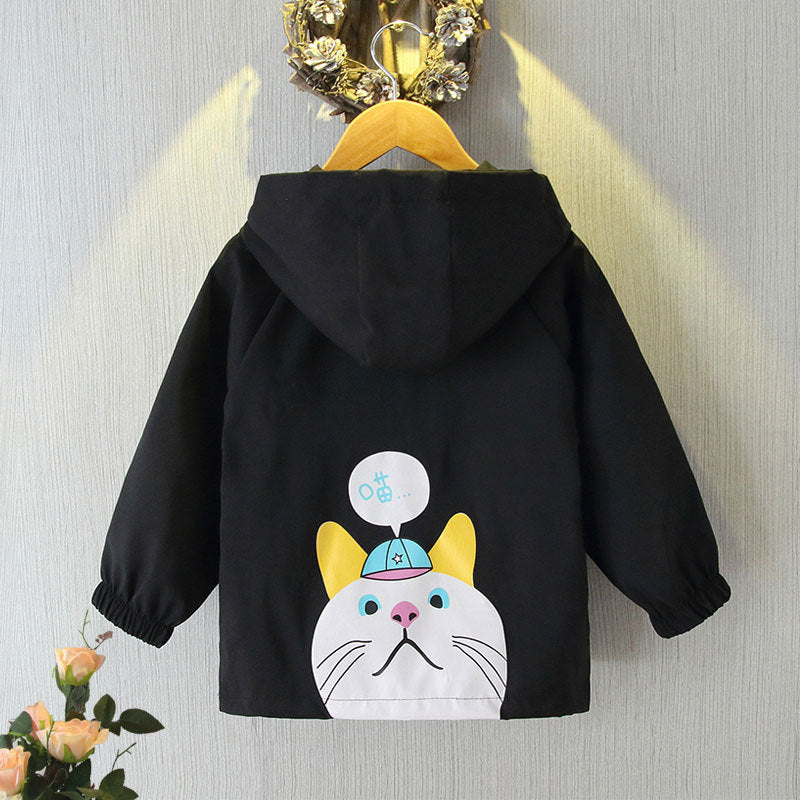 Boy Cartoon Jacket Children's Leisure All-Match 0 - Tophatter Daily Deals