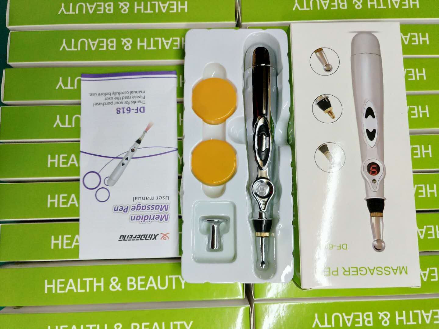 Health care USB rechargeable body massage therapy meridian energy acupuncture pen