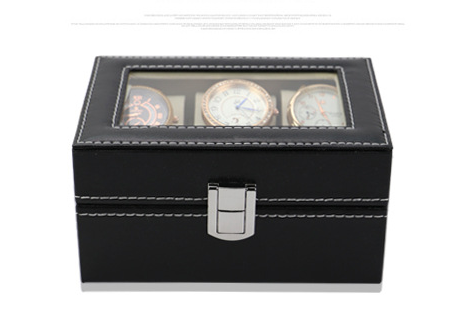 3-digit watch box jewelry gift dedicated display storage box 0 - Tophatter Daily Deals
