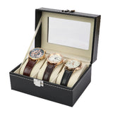 3-digit watch box jewelry gift dedicated display storage box 0 - Tophatter Daily Deals