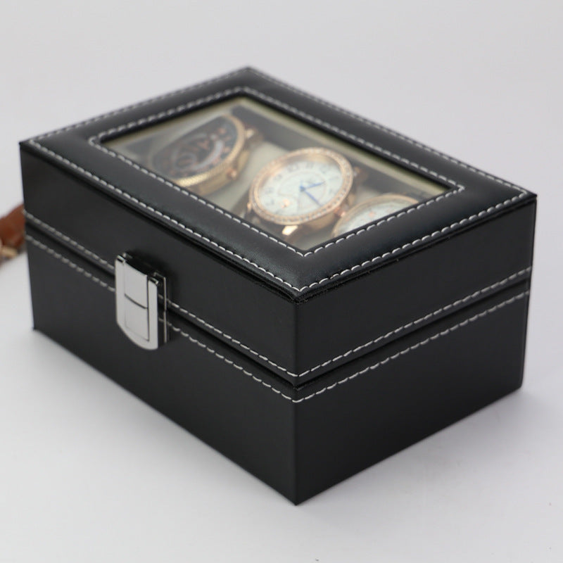 3-digit watch box jewelry gift dedicated display storage box 0 - Tophatter Daily Deals