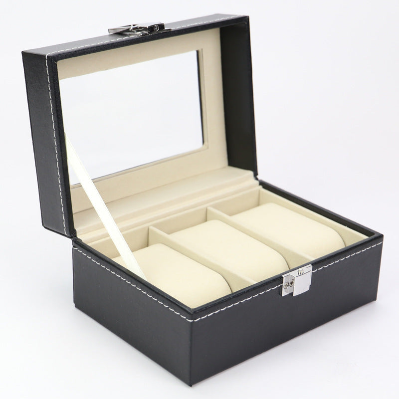 3-digit watch box jewelry gift dedicated display storage box Style One 0 - Tophatter Daily Deals