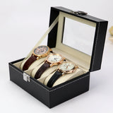 3-digit watch box jewelry gift dedicated display storage box 0 - Tophatter Daily Deals