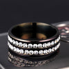 Jared™ Two-Row Diamond Ring Rings - Tophatter Daily Deals