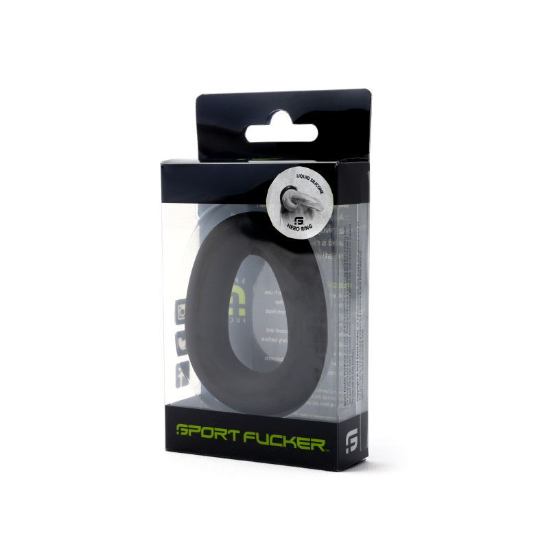 Hero Ring (Black) – Comfortable Cock and Ball Ring > Cock Ring > Single - Tophatter Daily Deals
