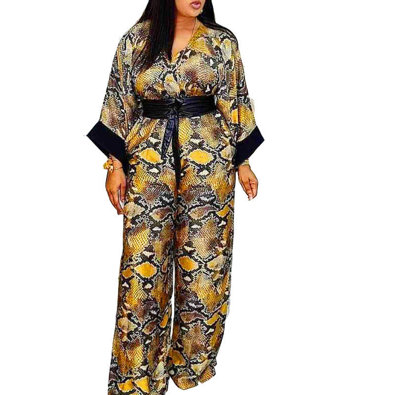 African Plus Size Women's European and American Jumpsuit 0 - Tophatter Daily Deals