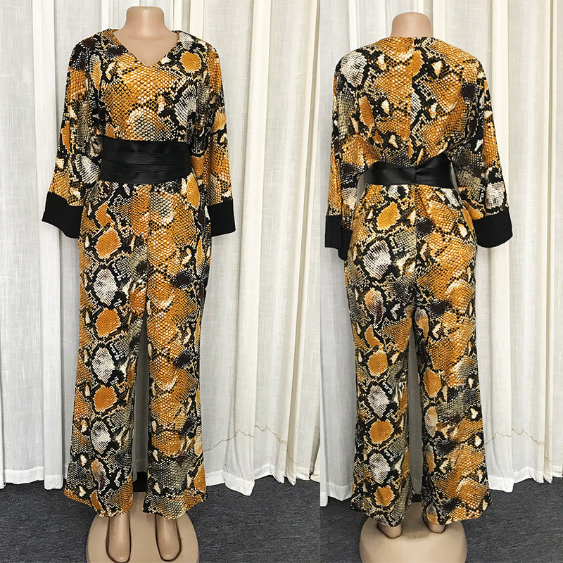 African Plus Size Women's European and American Jumpsuit 0 - Tophatter Daily Deals