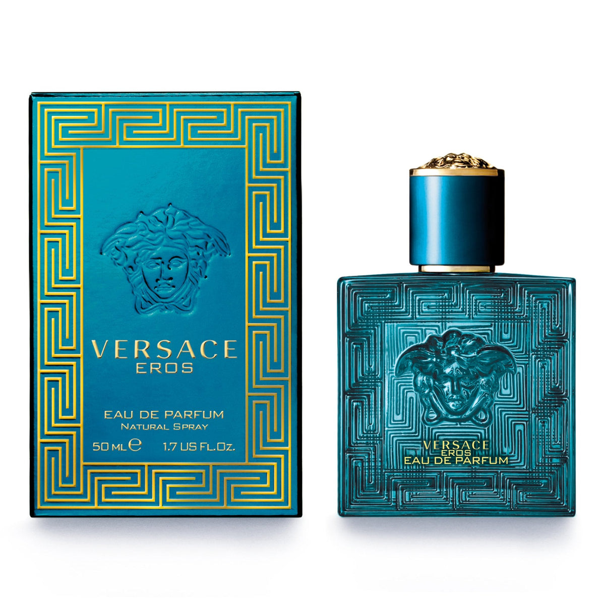 Versace Eros Eau De Parfum 50ml Spray - Tophatter Daily Deals