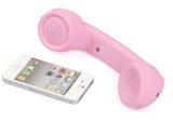 Bluetooth Wireless Connection Retro Microphone Phone Headset Pink 0 - Tophatter Daily Deals