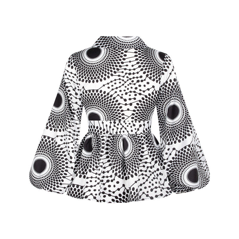 African Printed Blouse And Blouse For S-XL Ladies 0 - Tophatter Daily Deals