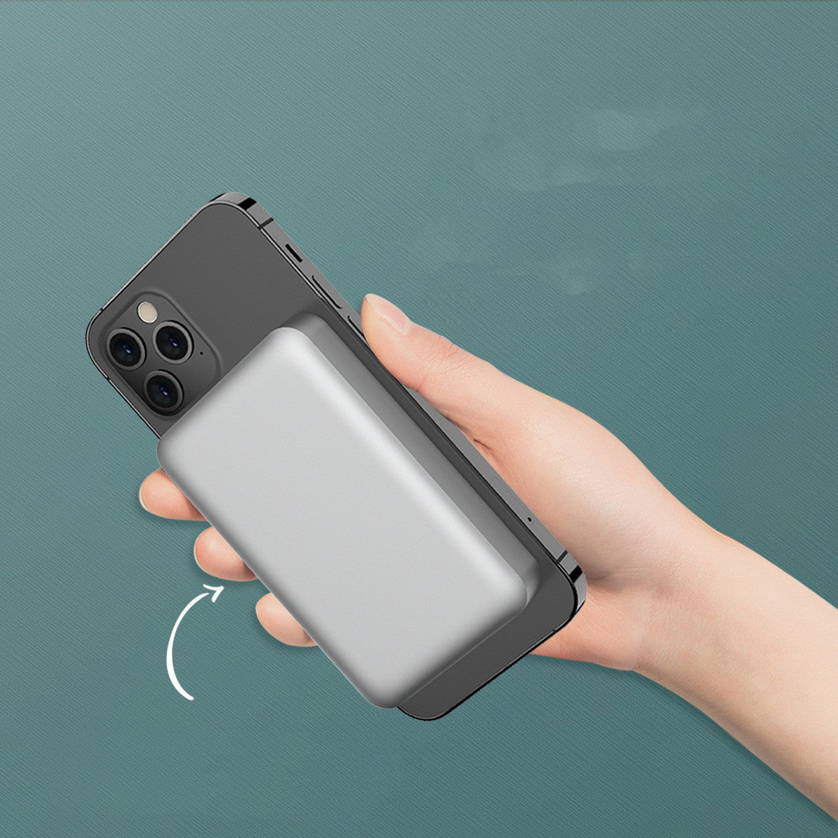 Applicable To12 Wireless Magnetic Charging Power Bank Mobile Power Supply A 0 - Tophatter Daily Deals