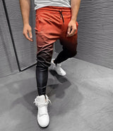 3D Gradient Slim Stretch Leggings Red black 0 - Tophatter Daily Deals