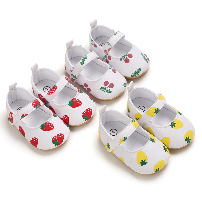 Baby Toddler Shoes Soft Rubber Sole Indoor Soft Sole Princess Shoes 0 - Tophatter Daily Deals