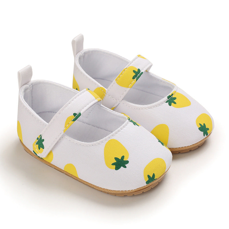 Baby Toddler Shoes Soft Rubber Sole Indoor Soft Sole Princess Shoes B 0 - Tophatter Daily Deals