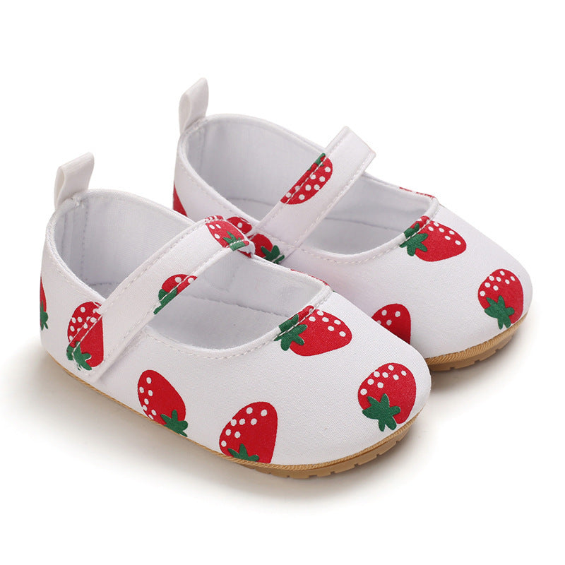 Baby Toddler Shoes Soft Rubber Sole Indoor Soft Sole Princess Shoes A 0 - Tophatter Daily Deals