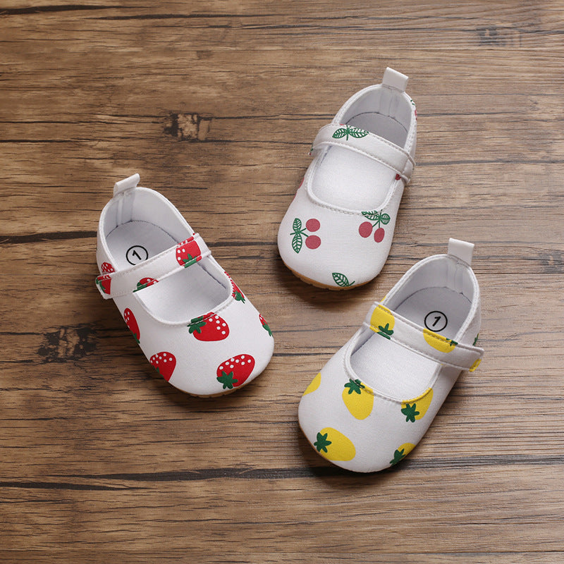Baby Toddler Shoes Soft Rubber Sole Indoor Soft Sole Princess Shoes 0 - Tophatter Daily Deals