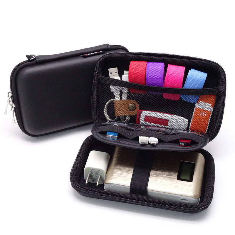 2.5 Inch Mobile Hard Drive Power Pack Storage Bag Waterproof Black 0 - Tophatter Daily Deals