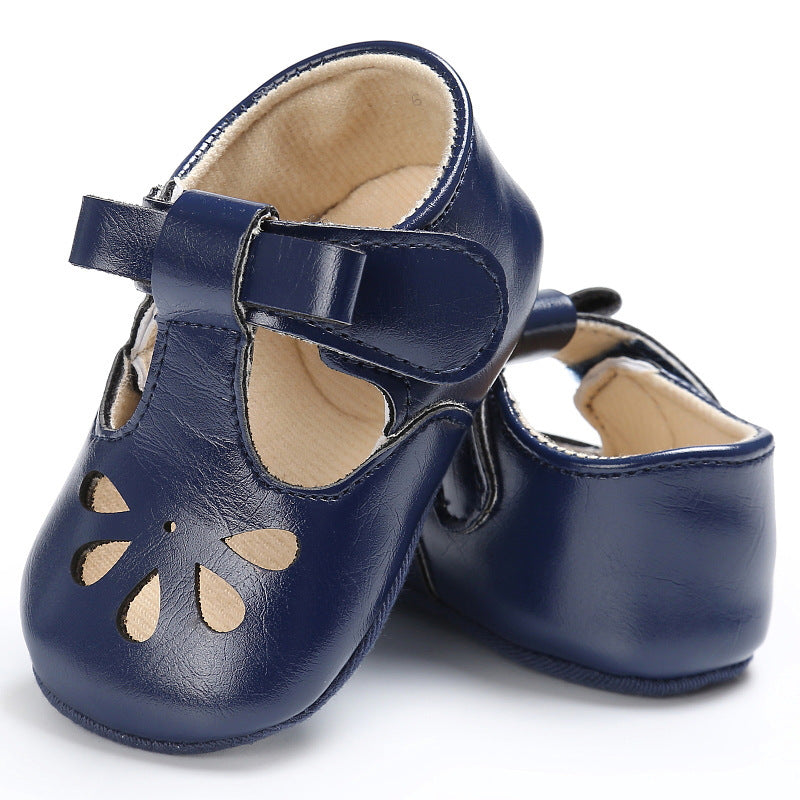 Baby Shoes Rubber Low Toddler Soft-soled Shoes Blue 0 - Tophatter Daily Deals