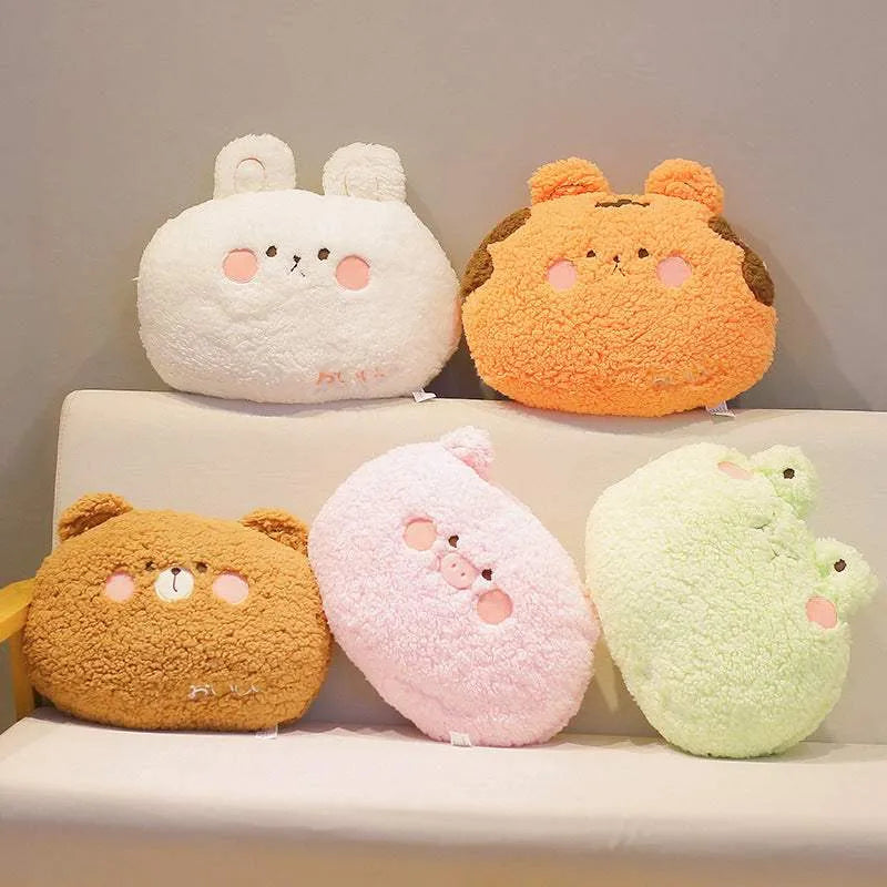 Cute Kawaii Animal Plush Pillow "Snuggle Squad" Bluetooth Speaker Lamp - Tophatter Daily Deals