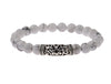 Volcanic Stone White Pine Stone Bracelet White pine cylinder - Tophatter Daily Deals