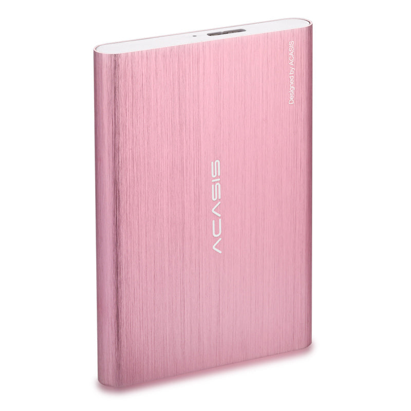 Akassis Mobile Hard Drive High-Speed Metal Supports Android Phones Pink 120gb 0 - Tophatter Daily Deals